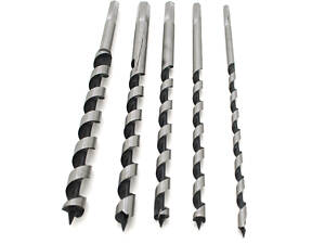 Набір свердел YOSO гвинтових для дерева 6, 8, 10, 12, 14 мм; довжина 230 мм 5 шт. (пач. пакет)