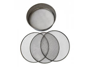 Набір сит для борошна One Chef 23.5 см 4 сітки Сталевий (111040)