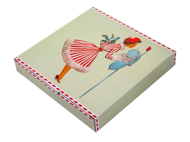 Набір тарілок із 2 штук Miss Christmas 20,5 см 924-890 порцеляна - Фото 2