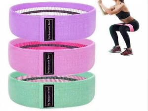 Набір текстильних гумок IVN для фітнесу 3 шт
