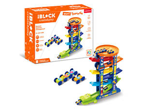 Набір трек трамплін із машинками PL-921-266 IBLOCK