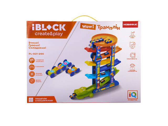 Набір трек трамплін із машинками PL-921-266 IBLOCK - Фото 4