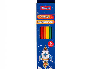 Набір кольорових олівців 1 Вересня 290709 6 кольорів