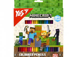 Набір кольорових олівців YES Minecraft 290770 24 кольорів