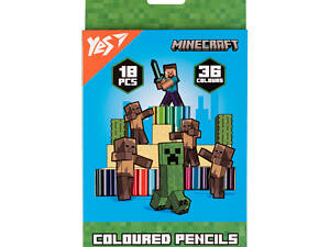 Набор цветных карандашей YES Minecraft Heroes 290750 36 цветов