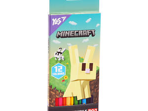 Набір кольорових олівців YES Minecraft Spring 290772 12 кольорів