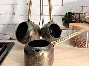 Набір турок OMS 7220-Gold 4 предмети золотистий