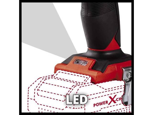 Набір ударний шуруповерт Einhell TE-CD 18/48 Li-i-Solo : (акум 2.5 ампера і зарядка) - Фото 4