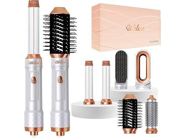 Набор Ukliss Air Styler 6 в 1, фен с отрицательными ионами с теплым воздухом, фен