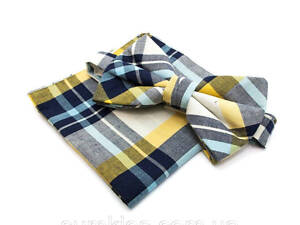 Набір в клітку метелик і хустинка BPL-0856