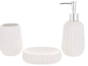 Набір у ванну кімнату Milky white 3шт Sabefet