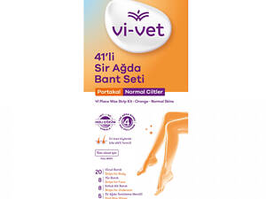 Набор восковых полосок для депиляции нормальной кожи Vi-vet, 41 шт Лівеста