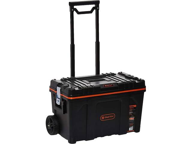 Набір ящиків 2в1 для інструментів на колесах з телескопічною ручкою пластиковий [INSBXBXBN027022PT0] Tactix - Фото 2