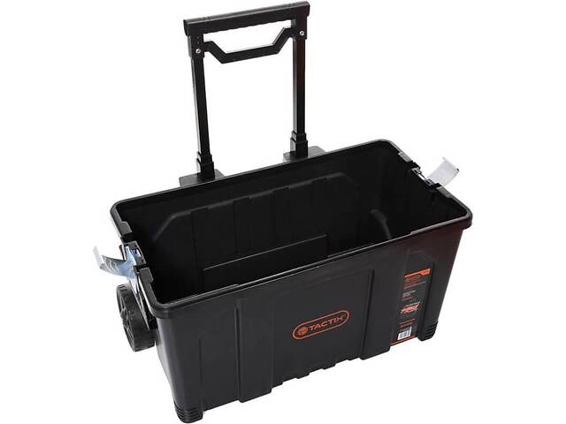 Набір ящиків 2в1 для інструментів на колесах з телескопічною ручкою пластиковий [INSBXBXBN027022PT0] Tactix - Фото 4