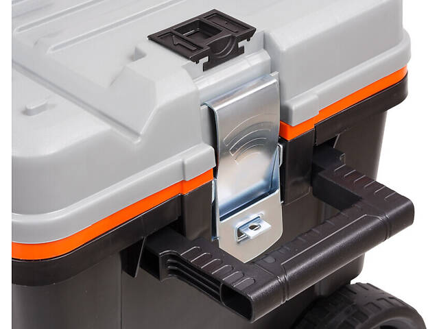 Набір ящиків 2в1 для інструментів на колесах з телескопічною ручкою пластиковий [INSBXBXBN027022PT0] Tactix - Фото 5