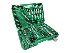 Набор инструментов с трещеткой 216 предметов в кейсе