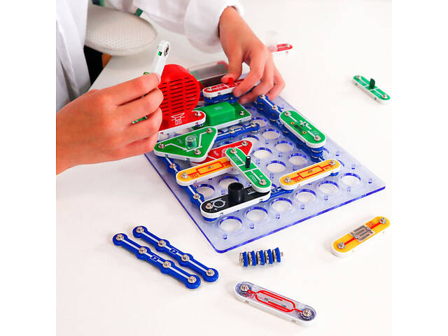 Набір юного електрика Doka Електронний конструктор 320 схем D70707 - Фото 2