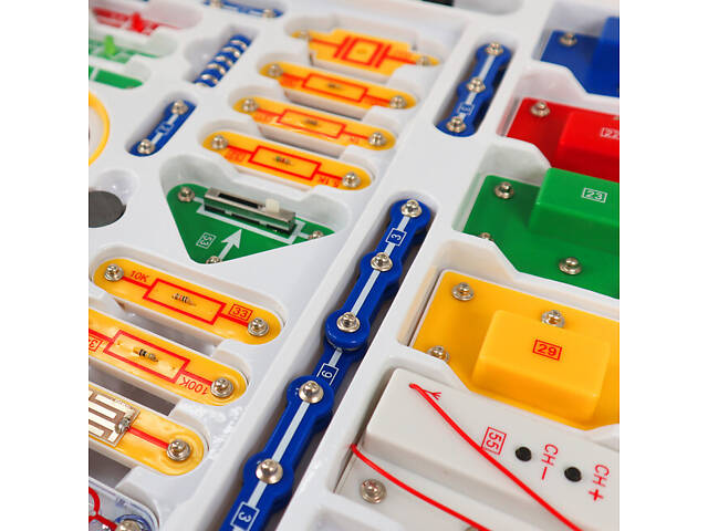 Набір юного електрика Doka Електронний конструктор 320 схем D70707 - Фото 4