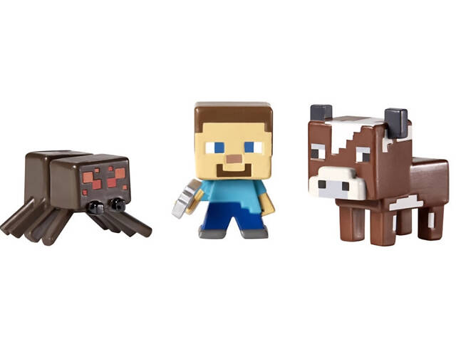 Набір із 12 міні-фігурок із світу Minecraft — колекція персонажів і мобів для гри та декору - Фото 3