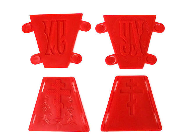 Набір з 3 форм для сирної великодньої паски 1.0 кг / 0.5 кг / 0.3 кг - Фото 6