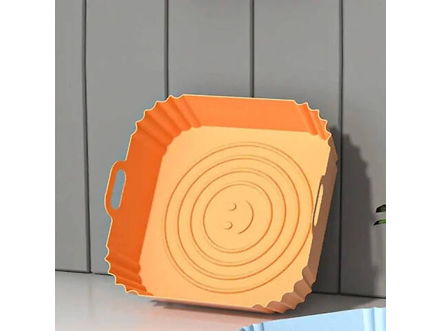 Набір із 3 багаторазових квадратних форм для аерогриля, духовки та мультипечі 21.5х21.5 см - Фото 5