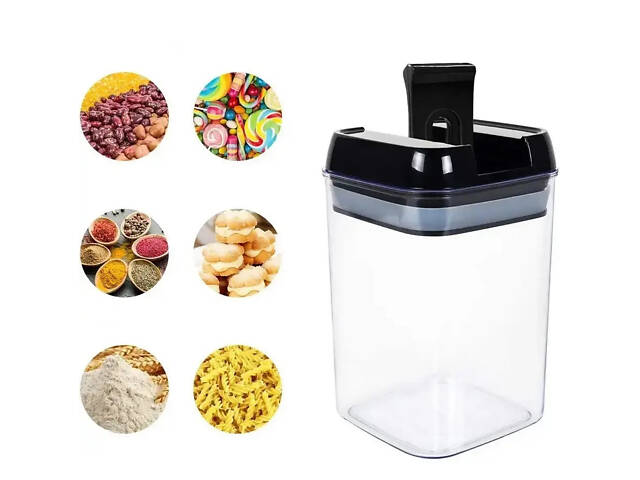 Набір з 7 контейнерів ємностей для сипучих продуктів та круп. - Фото 3