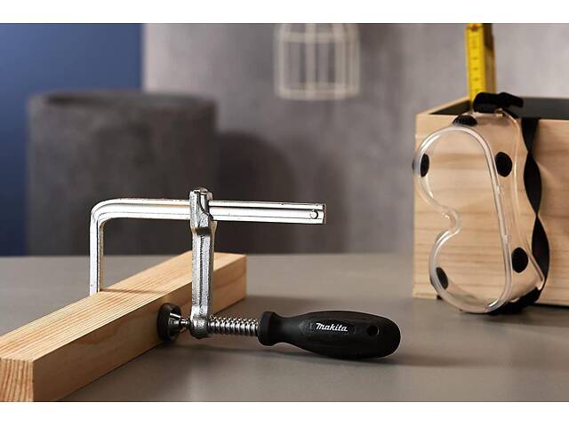 Набір затискачів для напрямної (струбцини) Makita 2шт (194385-5) - Фото 4