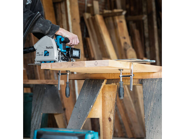 Набір затискачів для напрямної (струбцини) Makita 2шт (194385-5) - Фото 5