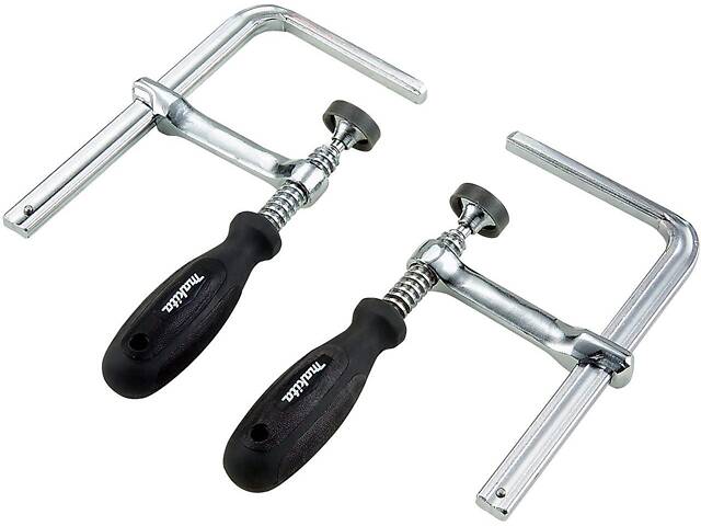 Набір затискачів для напрямної (струбцини) Makita 2шт (194385-5) - Фото 1