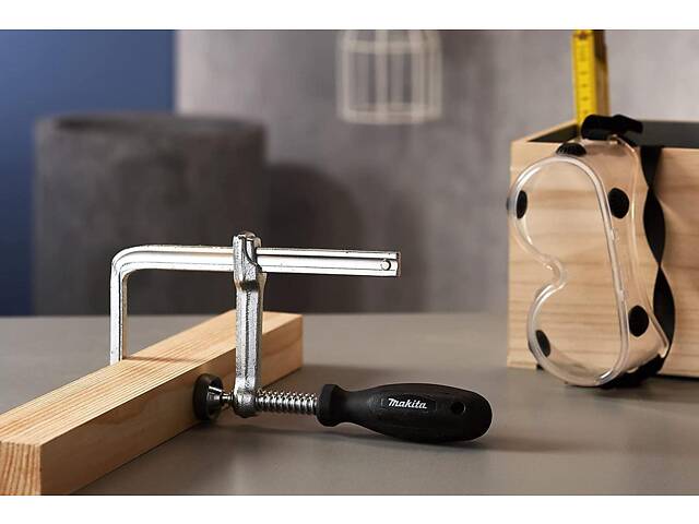 Набір затискачів для напрямної (струбцини) Makita 2шт (194385-5) - Фото 4