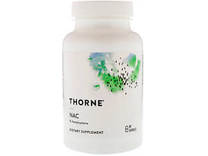 NAC (N-Ацетил-L-Цистеїн) 500 мг, Thorne, 90 капсул