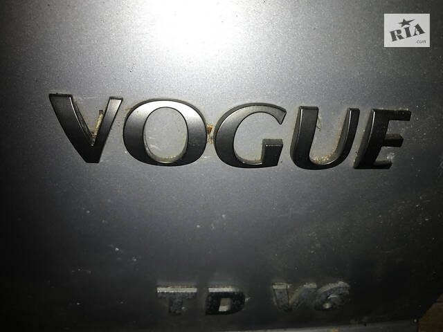 Надпись, эмблема, шильдик Vogue Land Rover Range Rover Vogue