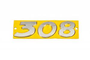 Надпись 308 для Peugeot 308 2014-2021 гг