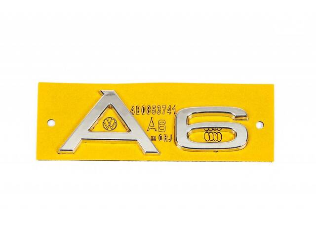 Надпись A6 4B0853741 для Ауди A6 C7 2011-2017 гг