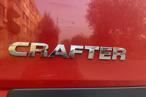 Напис Crafter (косий шрифт) для Volkswagen Crafter 2006-2017рр.