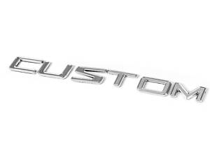 Напис Custom (180 на 13 мм) для Ford Custom 2013-2022 рр