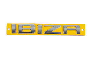 Надпись Ibiza (125 мм на 18мм) для Seat Ibiza 2002-2009 гг