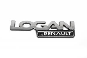 Напис Logan by Renault (14,5см) для Renault Logan I 2005-2008 рр.