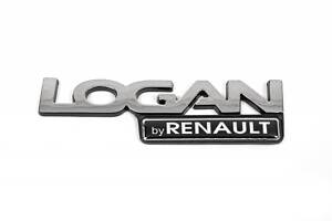 Надпись Logan by Renault (14,5см) для Renault Logan I 2008-2013 гг