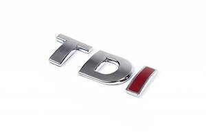 Надпись Tdi OEM, Красная И для Volkswagen Golf 4