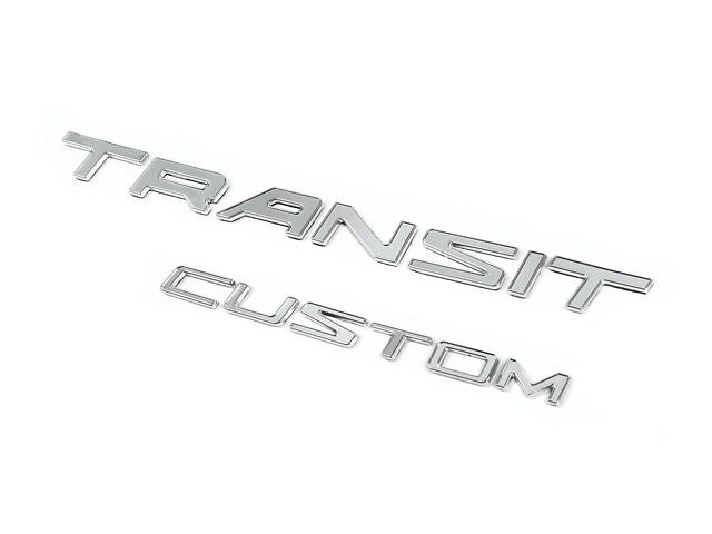 Надпись Transit Custom (270 на 50 мм) для Ford Custom 2013-2022 гг - Фото 2
