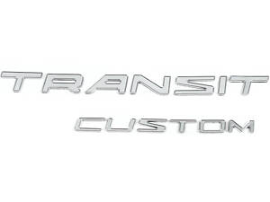 Напис Transit Custom для Ford Custom 2013-2022 (270х50 мм) Davs Auto