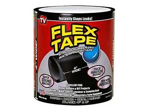 Надпрочная скотч-лента Flex Tape 10 см (черная/белая)
