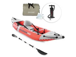 Надувна лодка EXPLORER 68303 NP Intex 305 х 91 см. с алюминиевыми вёслами