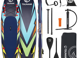 Надувная SUP доска TSUNAMI 320 см с веслом Bolt T08 (P-5907739314277)