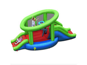 Надувной Costway Castillo двойной баскетбольный дом (без вентилятора)