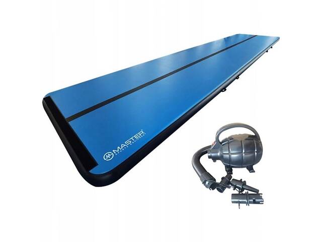 Надувний гімнастичний мат MASTER S-Pro 1000 x 200 x 20 cm - Фото 1