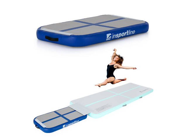 Надувний килимок для тренувань inSPORTline Airplace 90x60x10 cm - Фото 1
