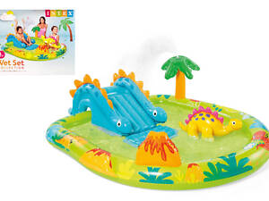 Надувной басейн Intex 57166 Динопарк, 191х152х58 см