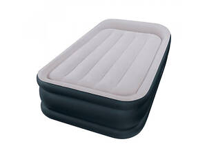 Надувний матрац-ліжко із вбудованим електричним насосом Intex 64132 99х191х42 см